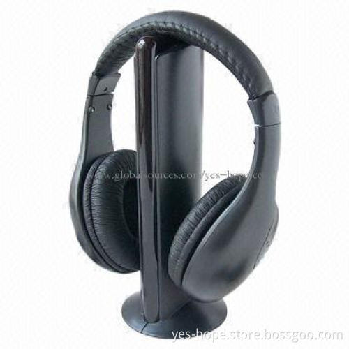 Stereo cheap wireless computer headphone, FM radio